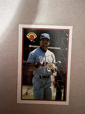 1989 Bowman Baseball #126 Bo Jackson RARE ❗️ERROR CARD 👻 GHOST RING👻