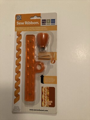 We R Memory Keepers 71212-1 Shoelace Sew Ribbon Tool Punch Scrapbook