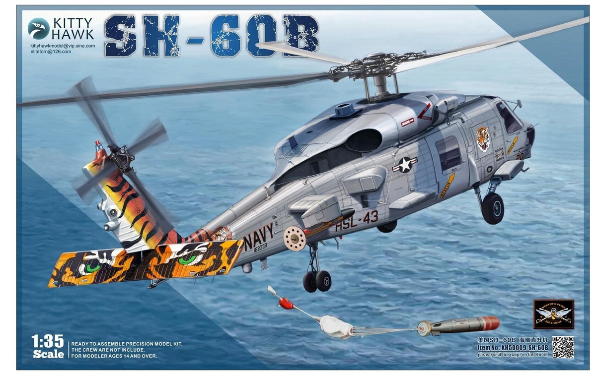 Kitty Hawk KH50009 1:35 SH-60B Seahawk helicopter | eBay
