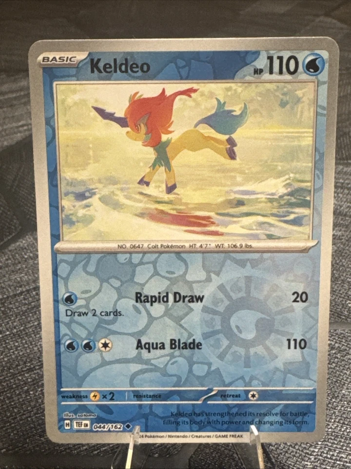 Keldeo 044/162 Sv05: Temporal Forces Reverse Holo - Image 2 of 3