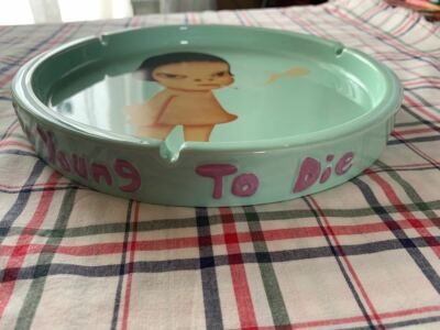 奈良美智 “Too young to die” ash tray Yoshitomo Nara Ashtray Too Young To Die 2002 Japan 25cm | eBay