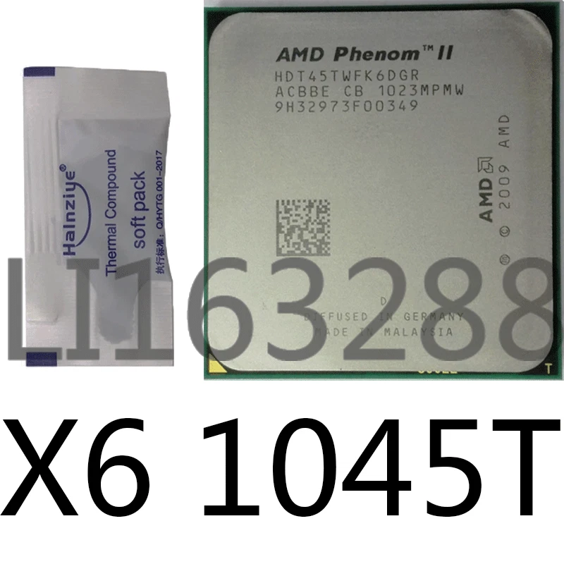 AMD Phenom II X6-1035T X6-1045T X6-1055T X6-1065T AMD CPU Processor - Image 4 of 4