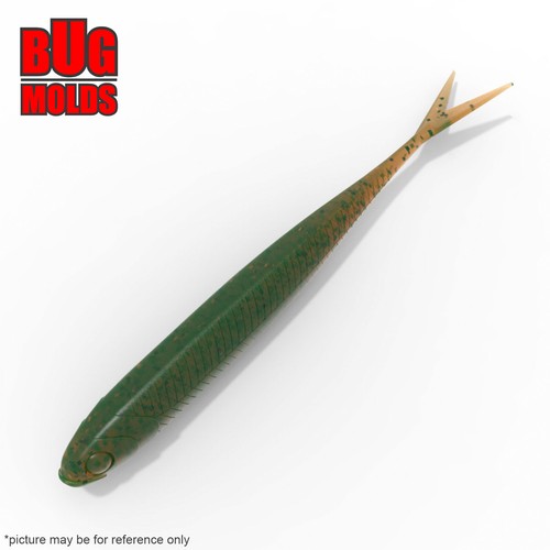 Bait DIY Fishing Mold Soft Plastic Baits Lure Plastisol Bass FlashJSplit - Picture 3 of 5