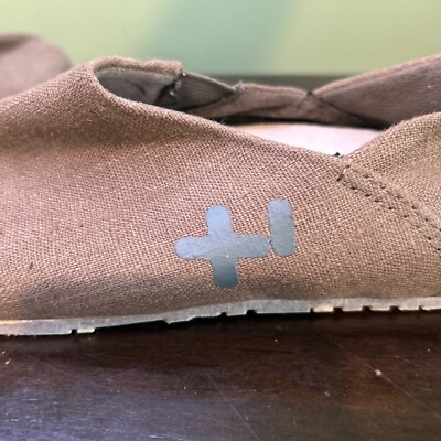 OTZ CORK LITE Canvas Linen Dark Tan Slip On Shoes Size EUR