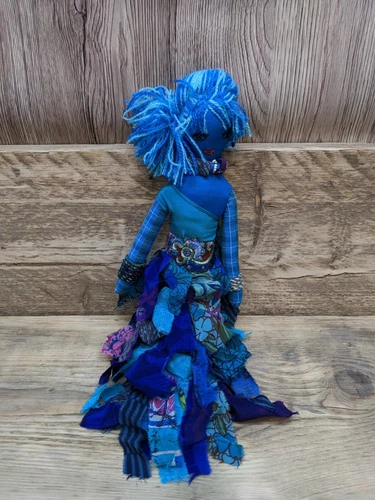 PAUL ROPP Hand Made Pure Silk Doll 36cm