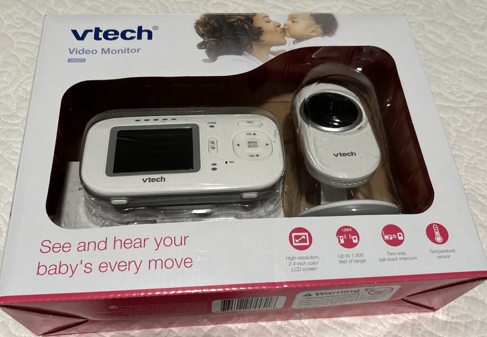 VTech VM320 Baby Monitor with 2.4