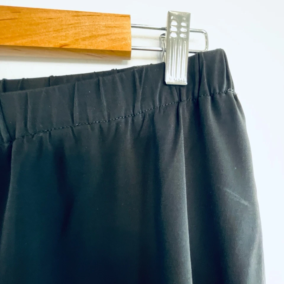 Pantalones de pierna ajustados clásicos jersey negro Marina Rinaldi talla S 16 talla grande Foto 4 de 4