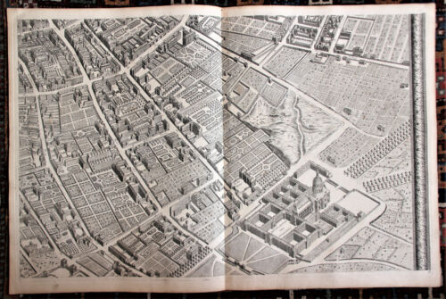 Plan de Paris par Turgot,  1739, planche n° 16. Les Invalides - Afbeelding 1 van 8