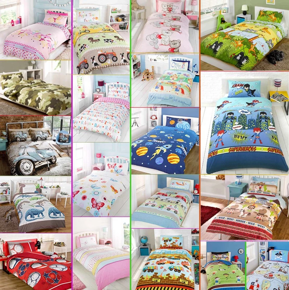 Boys, Girls, Kids & Adult Character Duvet Quilt Cover Bedding Sets - 4 sizes - Image 2 of 3