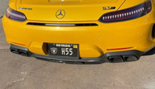 Mercedes OEM Glänzend Schwarze Nacht Quad Auspuffendrohre C190 AMG GT C Version