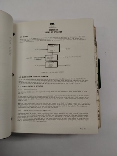 King KFC 200 Vol. II Component Maintenance/Overhaul Manual, April 1976-Original - Picture 7 of 23