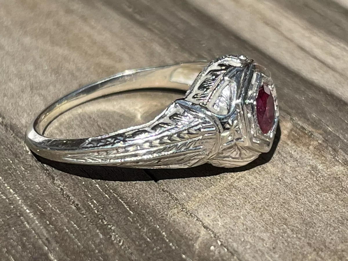 Burma ruby hotsell ring natural