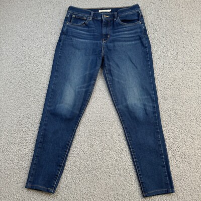 levi's women's 720 high rise super skinny crop jeans