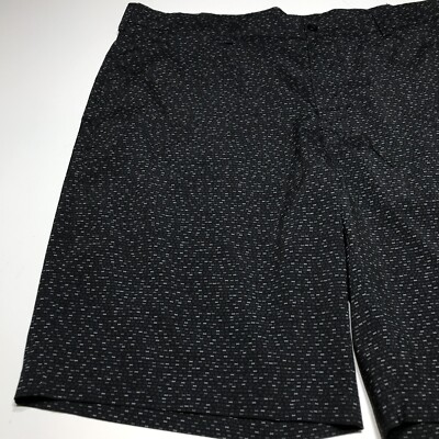PGA Tour Shorts Mens Size 40 Gray Patterned Stretch Golf Active Athletic Fit