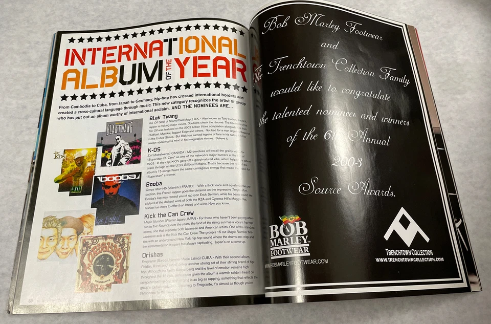 The Source Award 2003 Official Guide Limited Edition 50 Cent Jay-Z Lil Jon LL Foto 4 de 4