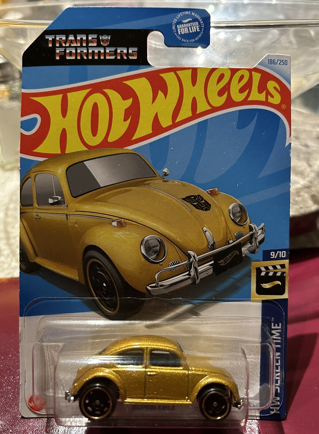 2024 Hot Wheels  Volkswagen Transformers Bumblebee Movie, Gold -VW Bug-#186