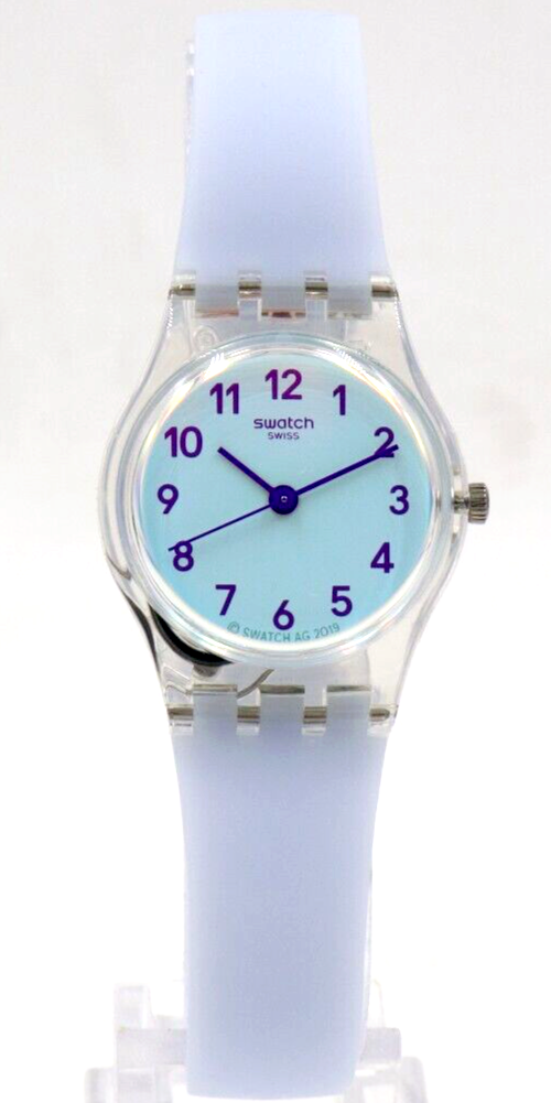 New Swiss Swatch CASUAL BLUE Petite Silicone Women Watch  display picture 1