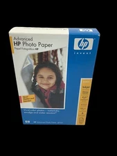 ADVANCED HP PHOTO PAPER ~ GLOSSY PAPER  ~ 100  Sheets ~  4 x 6" New B5