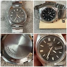 Seiko 5 Automatic Black Dial Men’s Watch 7009-821A Vintage Japan Made WORKING