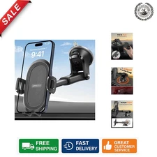 Universal Suction Cup Phone Mount for Car - 360° Rotatable, Waterproof Design