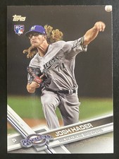 Josh Hader 2017 Topps Update Baseball Rookie Card Milwaukee Brewers #US209