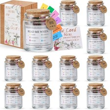 Lunmon 12 Set Bible Verse Jar Bulk Mother's Day Christian Gifts for Women Men...