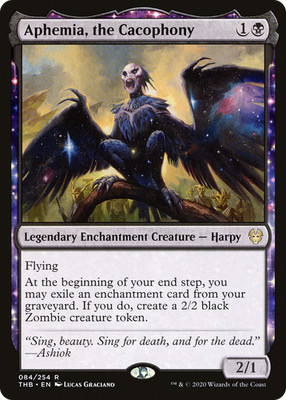 Aphemia, the Cacophony #84 (LP) Theros Beyond Death THB Magic MTG