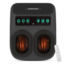 Shiatsu Foot Massager Electric Machine with Heat Vibration and Compression Relax
