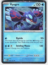 Kyogre (Cosmos Holo) 034/132 Rare Carte e Prodotti Vari Pokemon LP