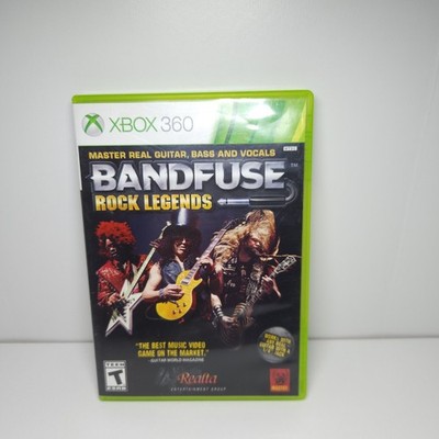 BandFuse: Rock Legends (Microsoft Xbox 360, 2013) Guitar Music Game No Manual