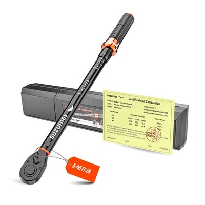 3/8 Drive Torque Wrench 545 Ft.Lb 6.861 N.m 72 Tooth Reversible DualScales
