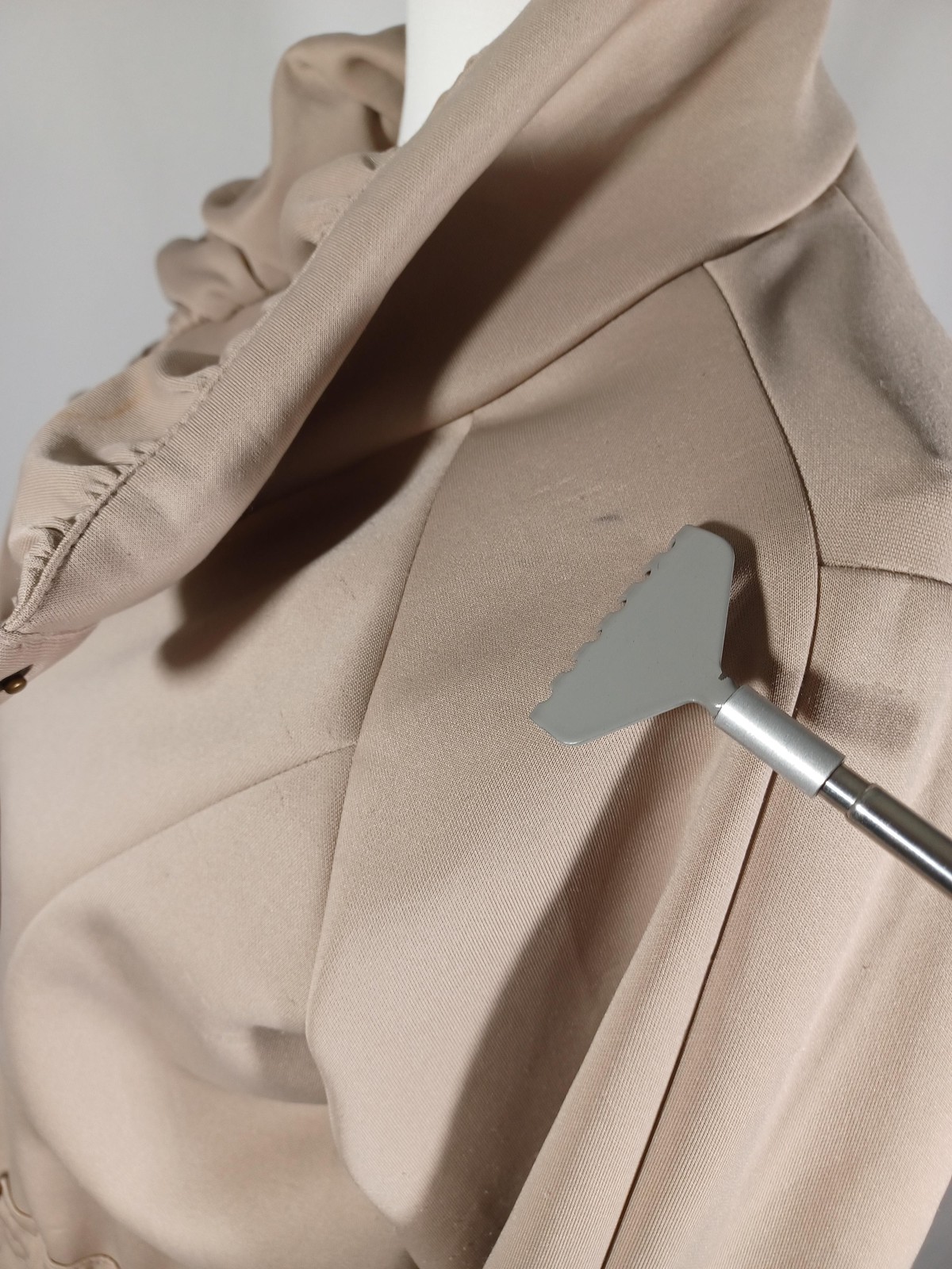 Grace Elements Jacket Womens Small Beige Ruffle C… - image 6