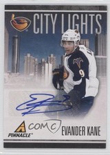 2010-11 Panini Pinnacle City Lights Signatures 51/100 Evander Kane #58 Auto 0i6