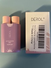 Derol Natural Lip Plumper Set Day and Night Lip gloss for fuller pouty Lips