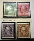 US Stamps Collection Scott# 331 332 333 334 Mint NH OG Gum