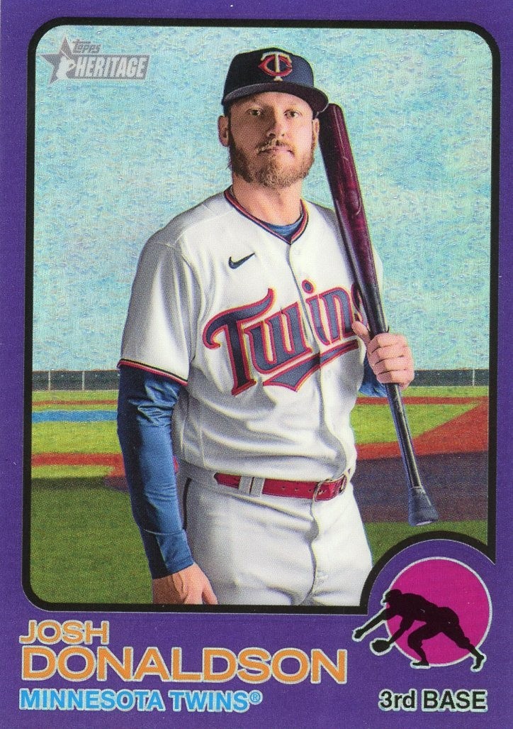 2022 Heritage Chrome PURPLE Refractors You Pick Complete your set SPECIAL!!!!