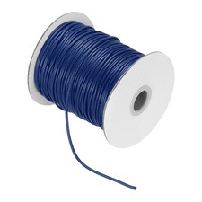 Waxed Cord 2mm Waxed Thread 87 Yard Wax String Leather Cord Dark Blue