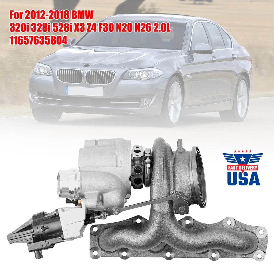 ‌Turbocharger for 2011- BMW 125i 320i 328i 528i X1 X3 Z4 11657635804 Foto 2 de 4
