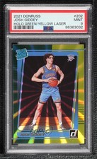 2021 Donruss Rated Rookie Holo Green & Yellow Laser Josh Giddey PSA 9 MINT 9l4