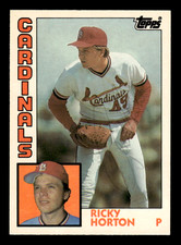 Ricky Horton St. Louis Cardinals 1984 Topps #52T SIGNED w/COA