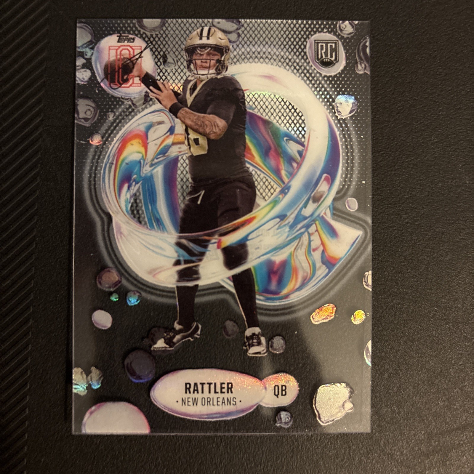 2024 Topps Signature Class Spencer Rattler Fluidity F-5 Rookie Card Saints