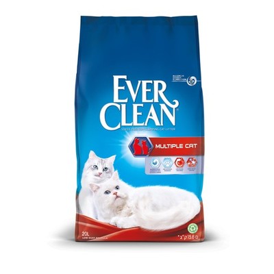 Klumpendes Katzenstreu für mehrere Katzen, 20 l