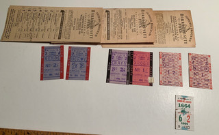 1938 1941 45 Narragansett Park Horse Racing cards and Tote Tickets WAR ADMIRAL