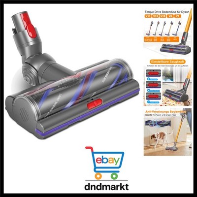 Dyson V11 V15 V10 V8 bodendüse Torque Drive Anti-Tangle flexible Hart-Teppich