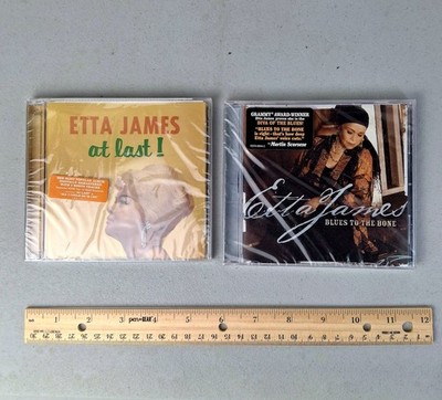 2 Brand New Sealed - ETTA JAMES - At Last!  & Blues To The Bone CD's 