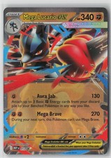 Mega Lucario ex 012 Promo Holo 2025 MEP ME: Mega Evolution Pokemon Card NM 1