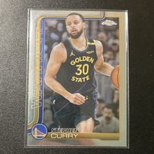 2025-26 Topps Chrome Stephen Curry Base Set #201 Basketball Card