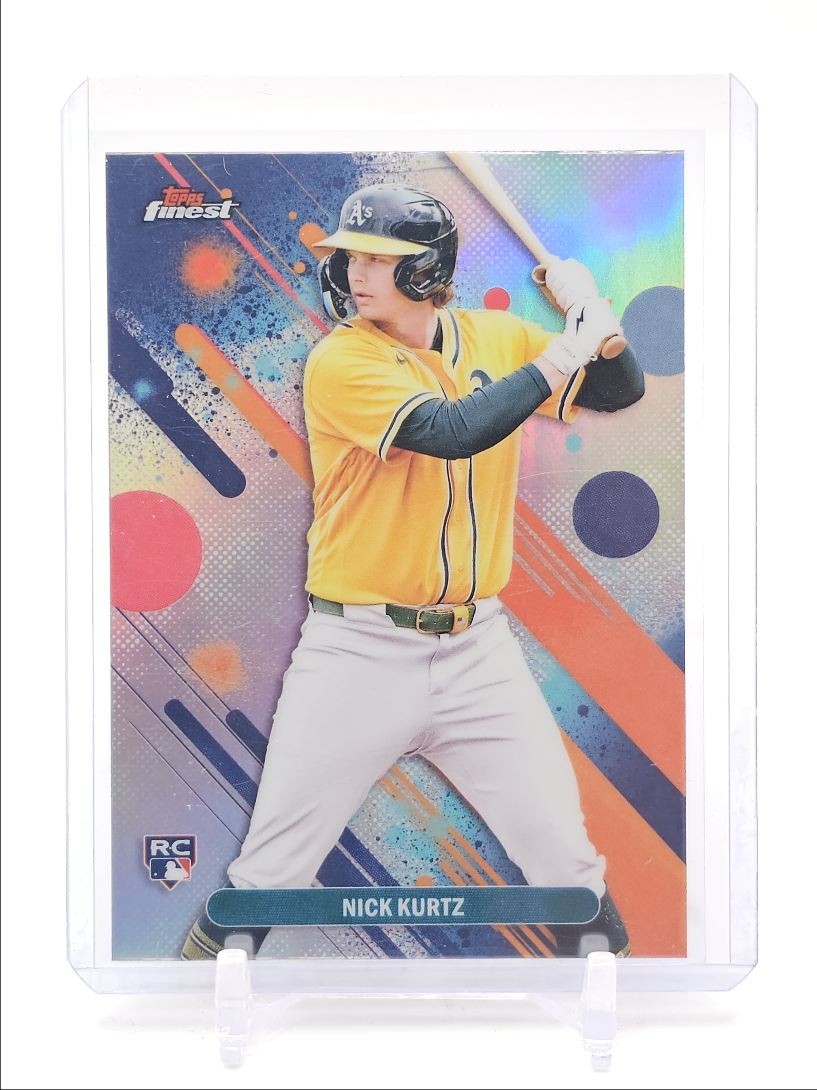 NICK KURTZ 2025 TOPPS FINEST COMMON ROOKIE BASEBALL REFRACTOR RC Q5451
