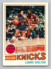 1977-78 Topps Basketball #26 LONNIE SHELTON New York Knicks