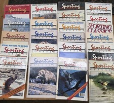 VINTAGE 1980s SPORTING CLASSICS Magazines LOT • GUNS HUNTING FISHING OUTDOORS ☆